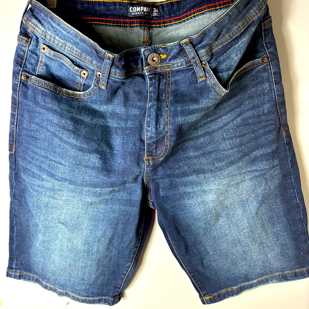 Classic Blue Jean Shorts for Men